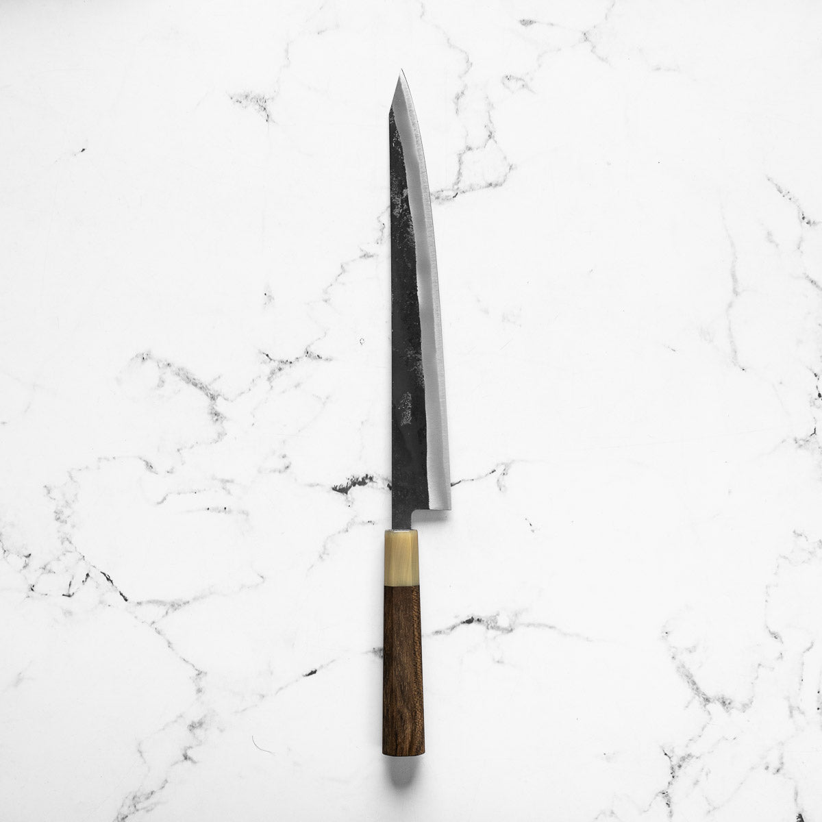 Seido "Kuro" x Tadafusa White 2 Kurouchi Sujihiki 270mm - Persimmon