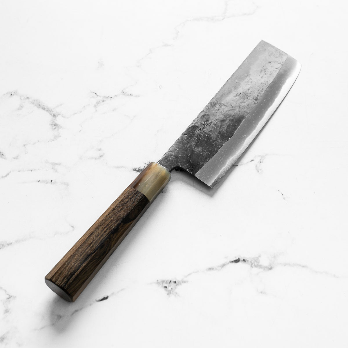 Seido "Kuro" x Tadafusa White 2 Kurouchi Nakiri 165mm