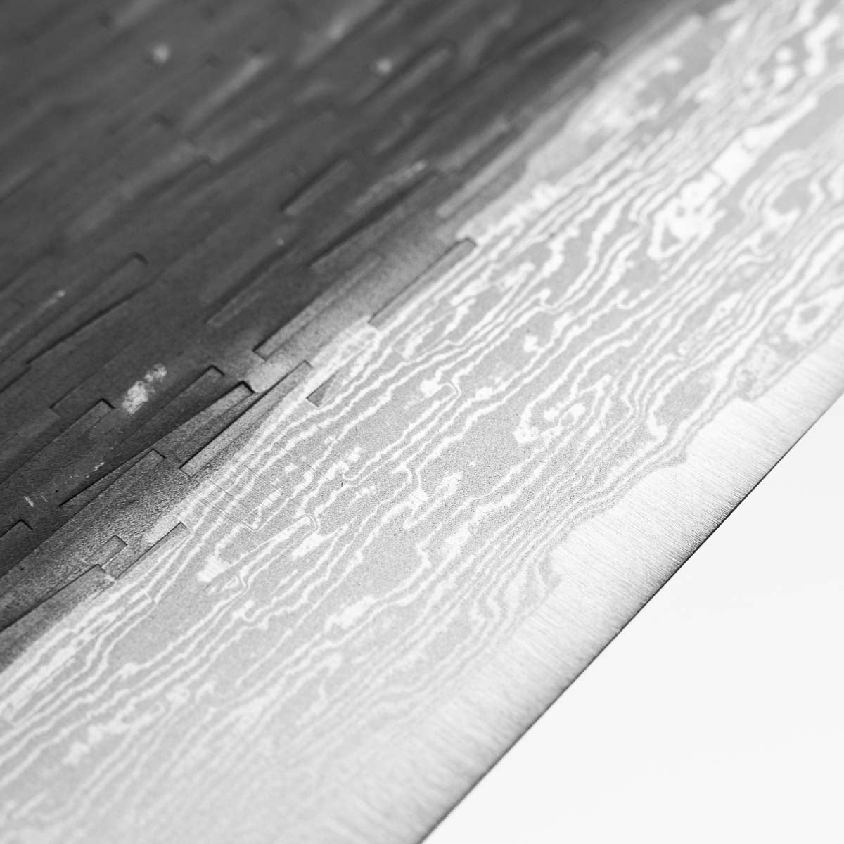 Nigara Hamono VGXEOS Kurouchi Damascus Nakiri 165mm