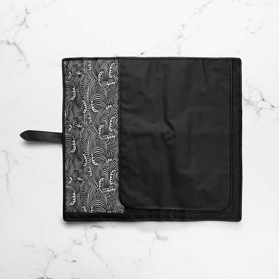 Porter 5 Pocket Polymer Knife Roll - Grey Liner
