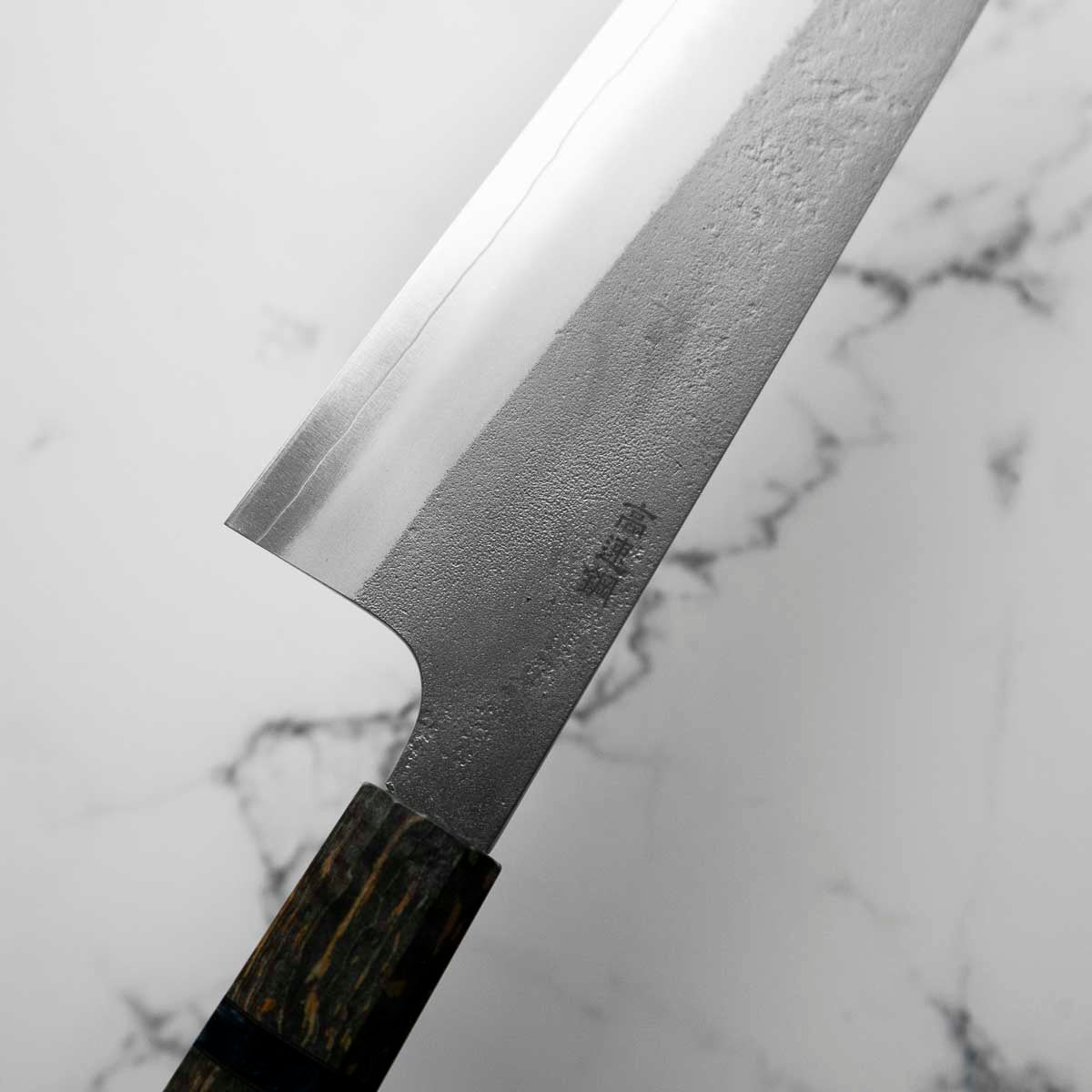 Yoshikane (Hatsukokoro) SKD Nashiji Extra Tall Gyuto 240mm - Dark Maple
