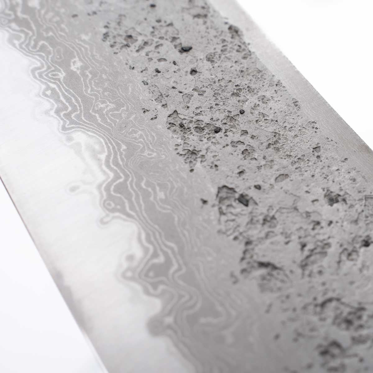 Hatsukokoro Ryusui (Unbranded) Blue 2 Damascus Kiritsuke Gyuto 240mm - Ebony