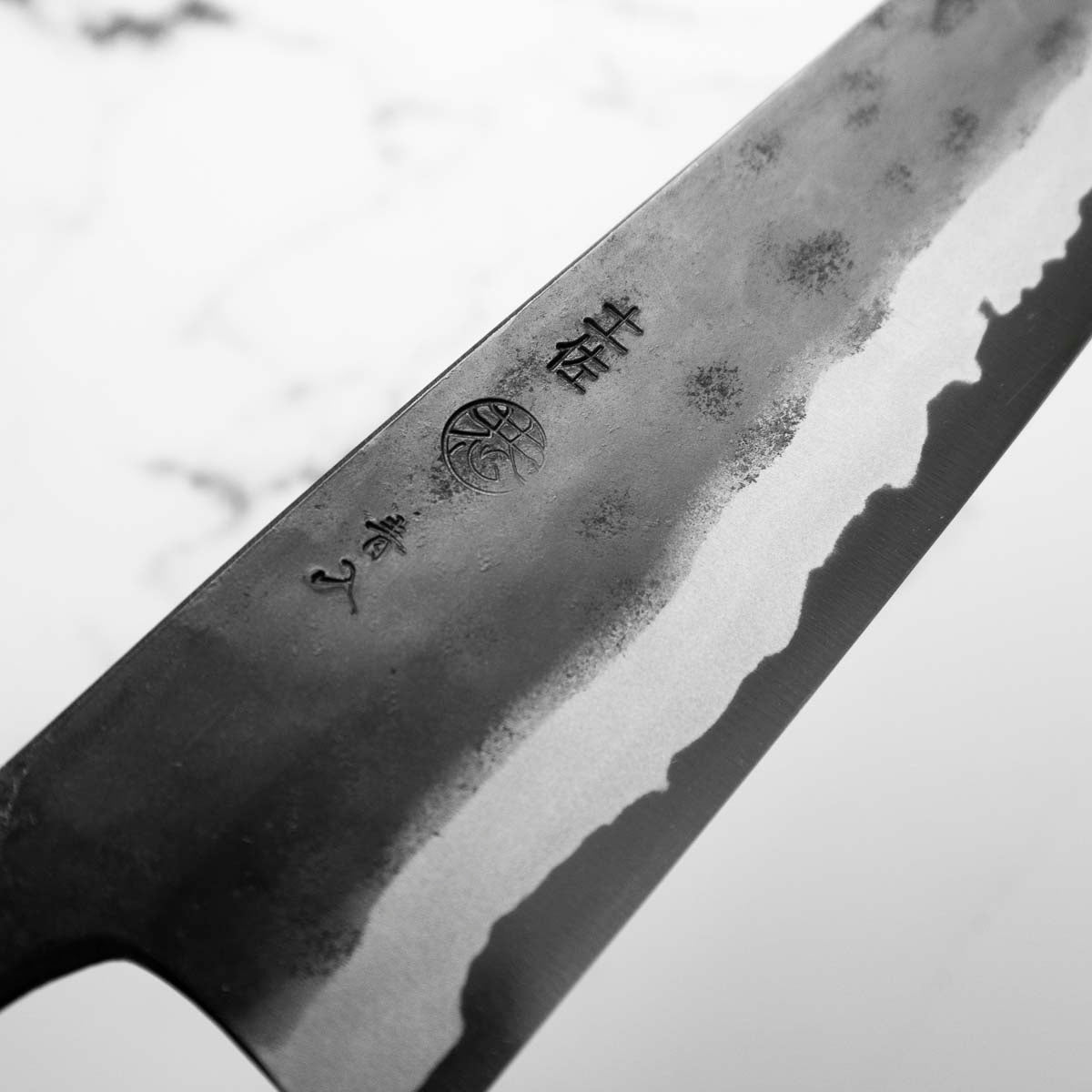 Kyohei Shindo Blue 2 Gyuto 210mm - Ebony & Blonde