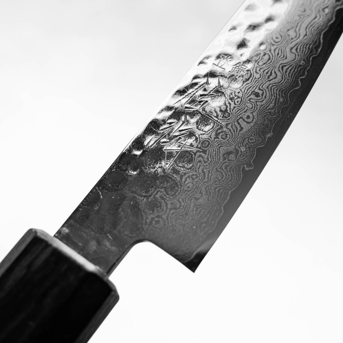 Touroku Sakai Kagayaki VG10 Damascus Tsuchime Petty 130mm