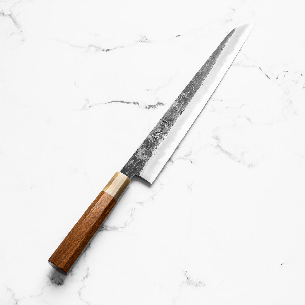 Sakai Kikumori White 2 Kurouchi Kiritsuke Sujihiki 300mm - Quince