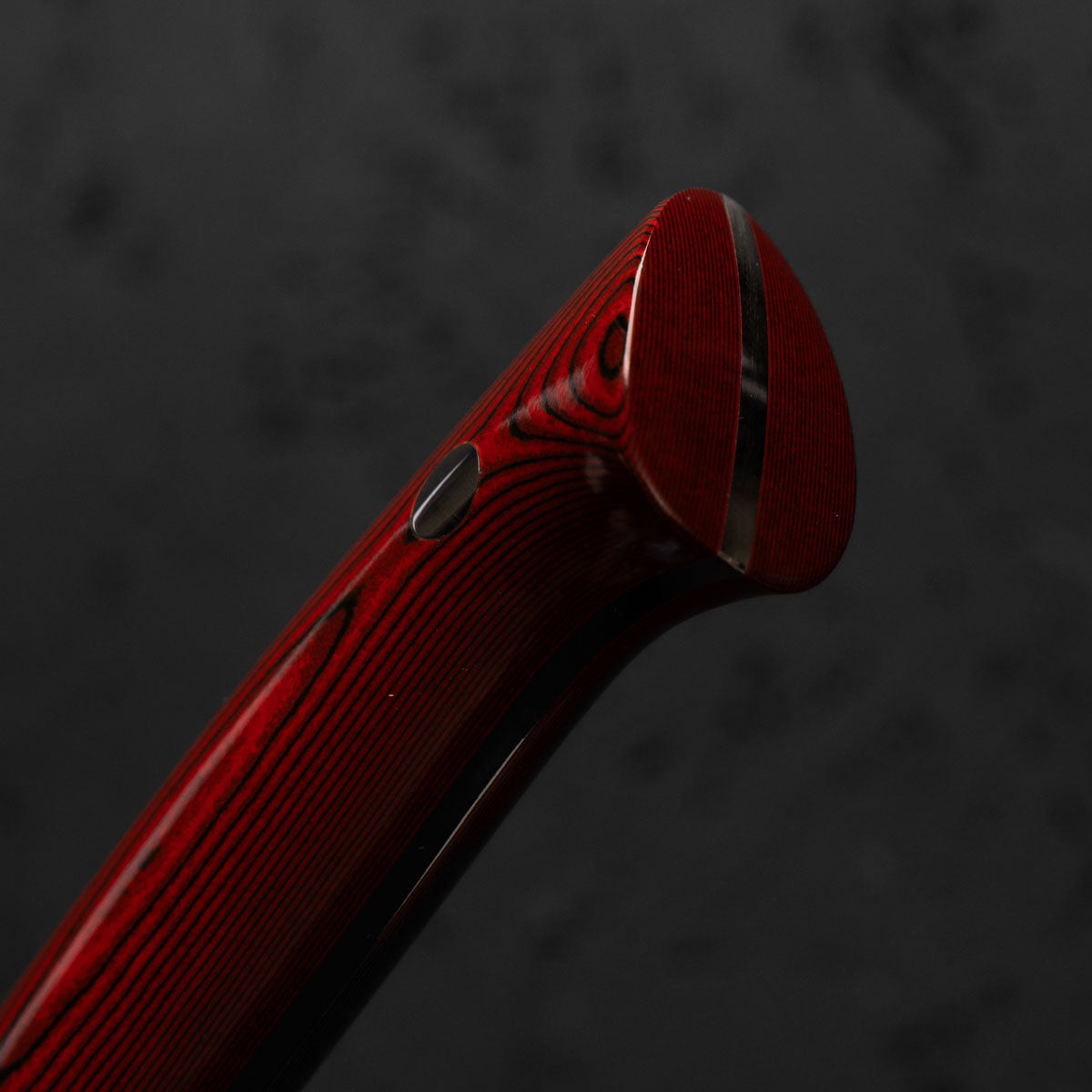 Takeshi Saji VG10 Forged Tsuchime Santoku - Red Weave