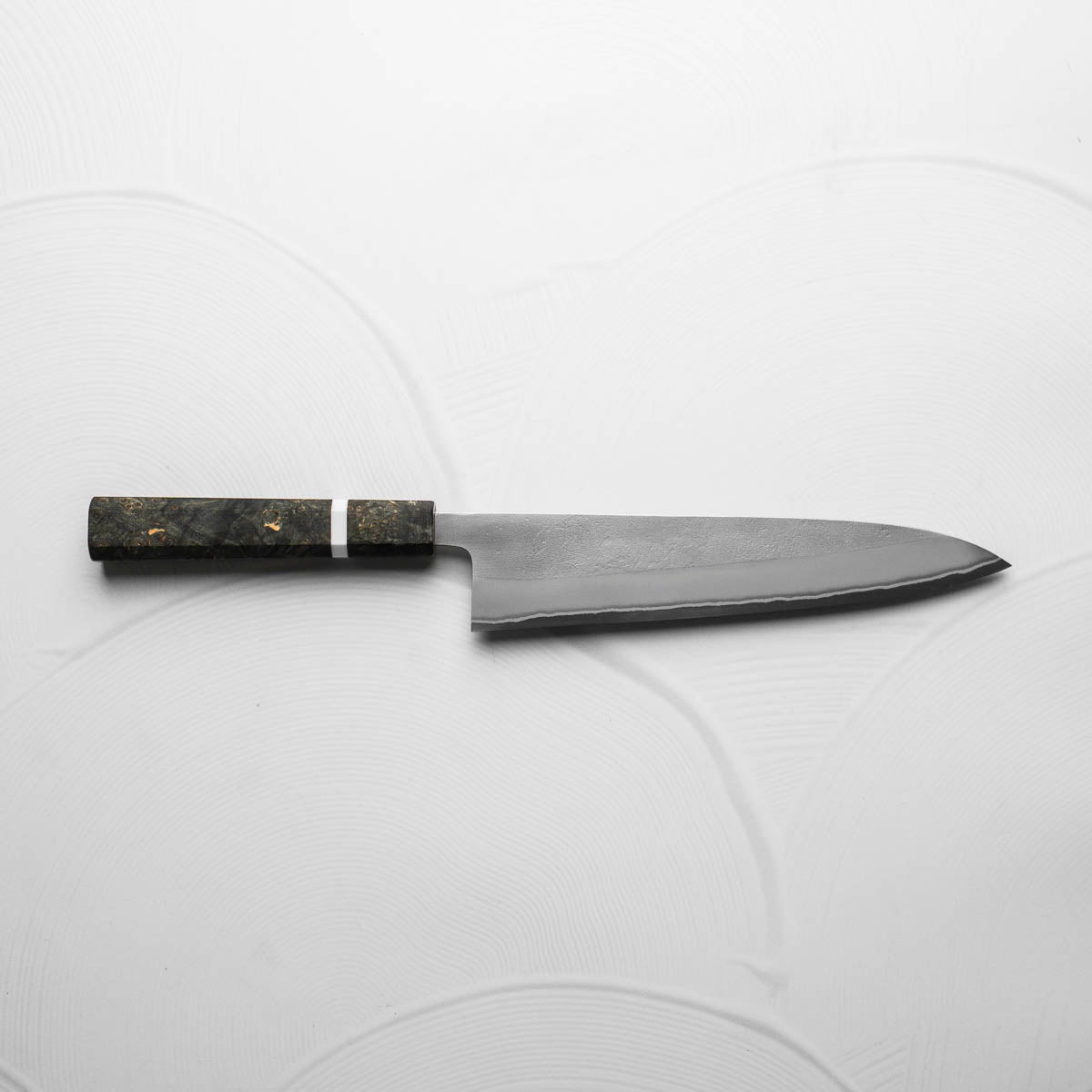 Yoshikane (Hatsukokoro) White 2 Nashiji Gyuto 240mm - Maple