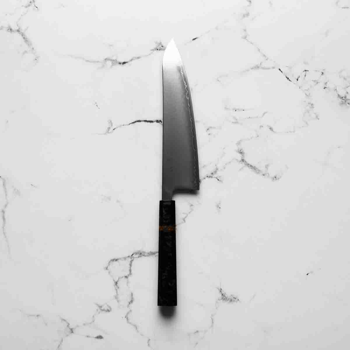 Hatsukokoro Hikari SLD 3 Layer Gyuto 210mm - Carbon Fibre