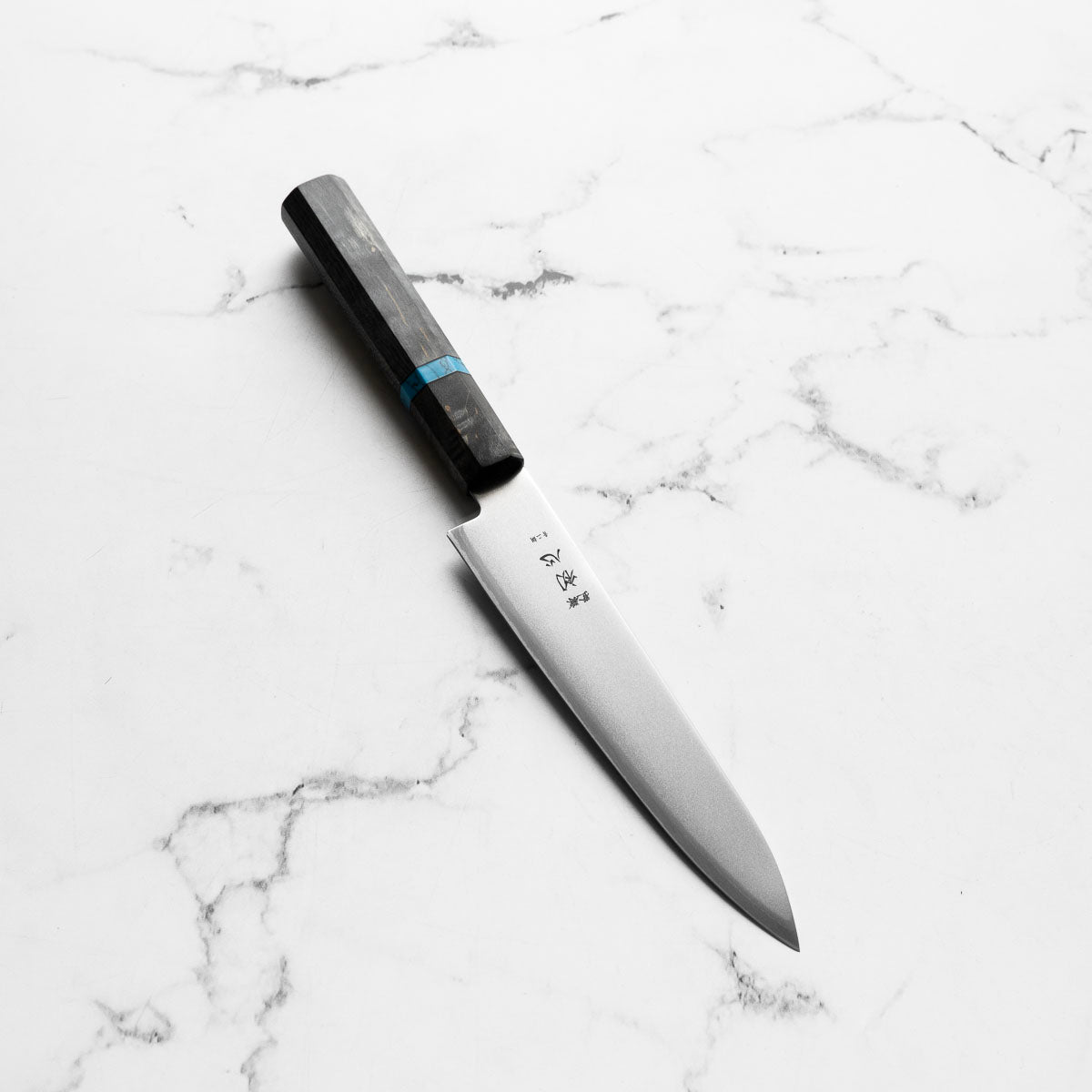 Hatsukokoro Kaijin Blue 2 Stainless Clad Petty 150mm - Maple Turquoise