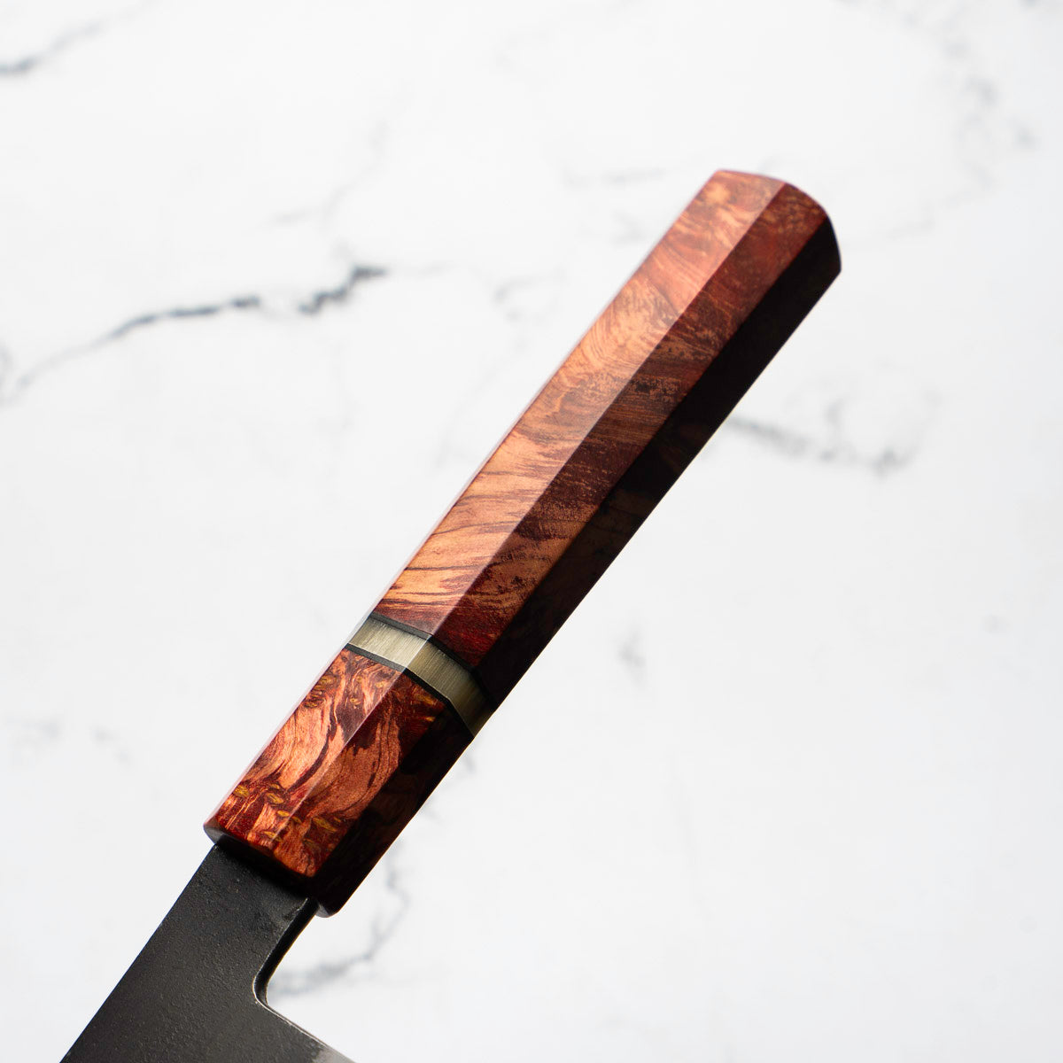 Mutsumi Hinoura Ajikataya White 2 Gyuto 210mm - Resin (Red) - view 5