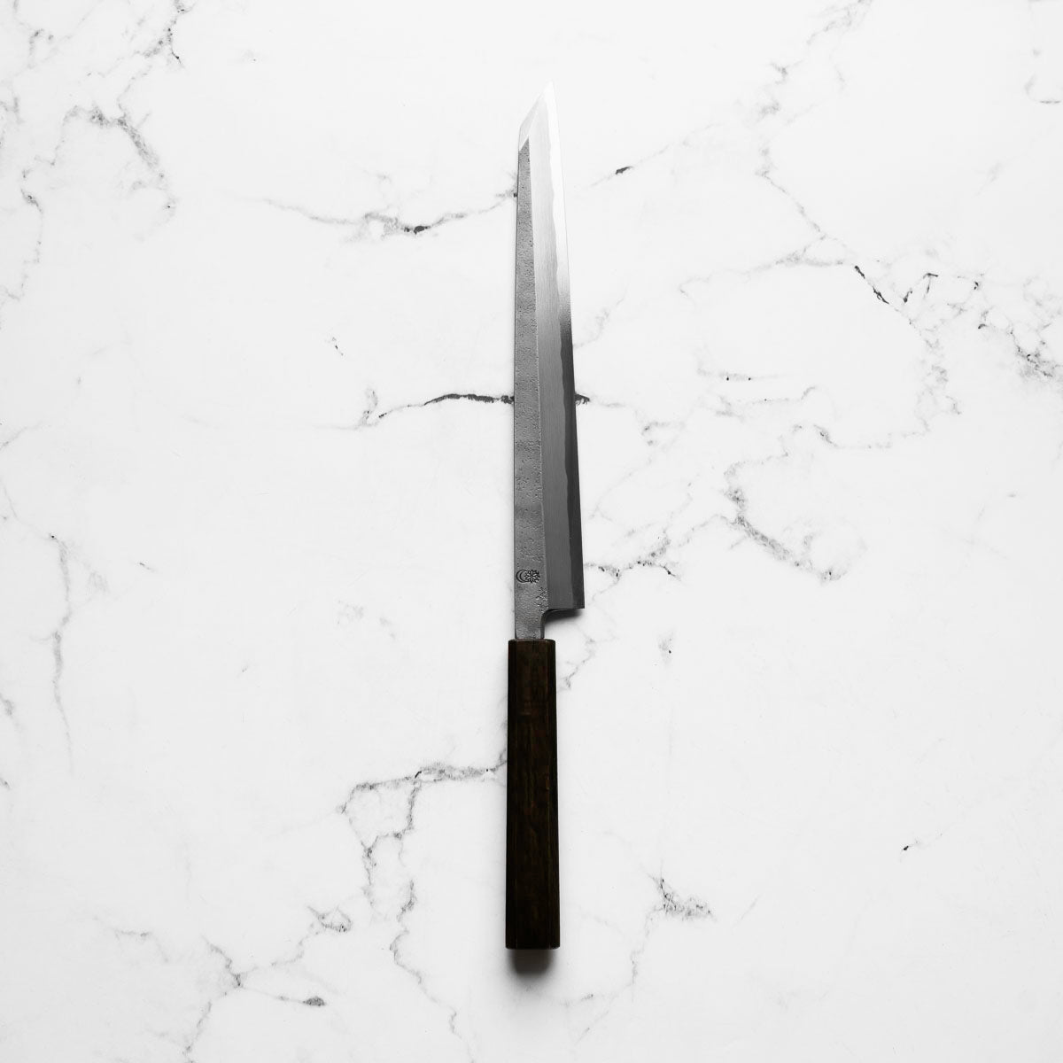 Sakai Kikumori "Kikuzuki Rin" Kiritsuke Yanagiba 270mm - blade detail