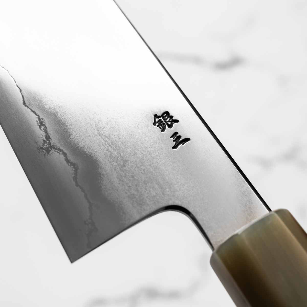 Tetsujin Hamono Ginsan Metal Flow Kiritsuke 240mm