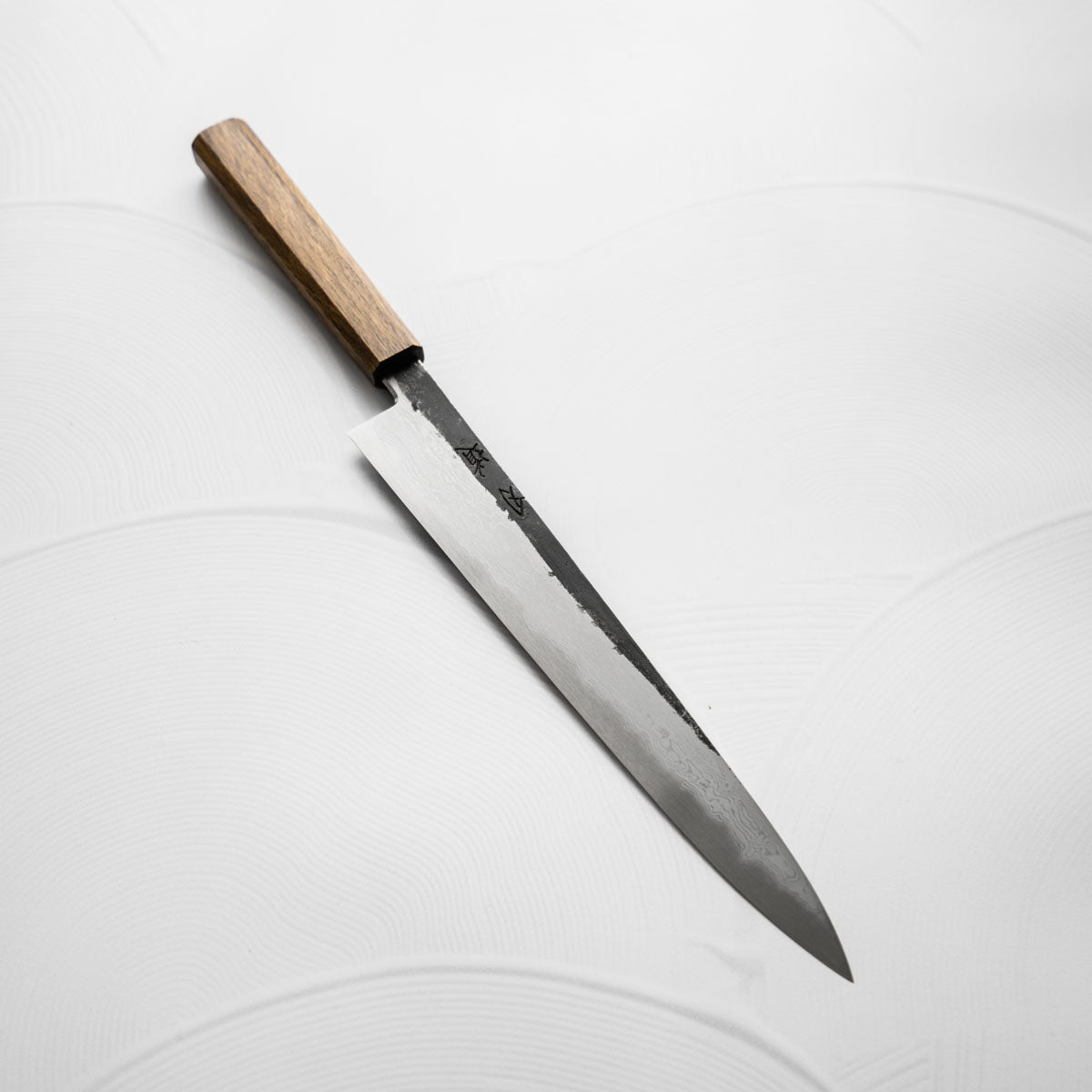 HADO Blue 1 Damascus Sujihiki 260mm - Oak – Chefs Edge - Handmade