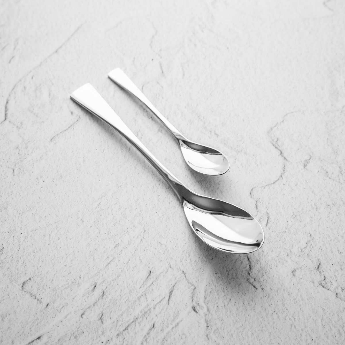 quenelle spoons 2 piece set in gift box plate it - FOODIES IN HEELS