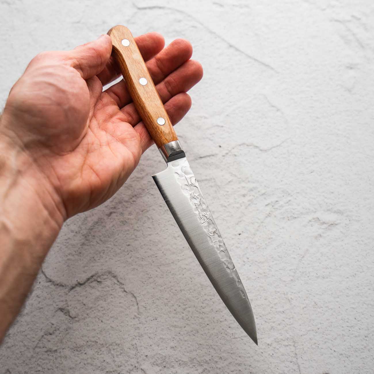 Takamura Chromax Petty 130mm Chefs Edge Handmade Japanese Kitchen