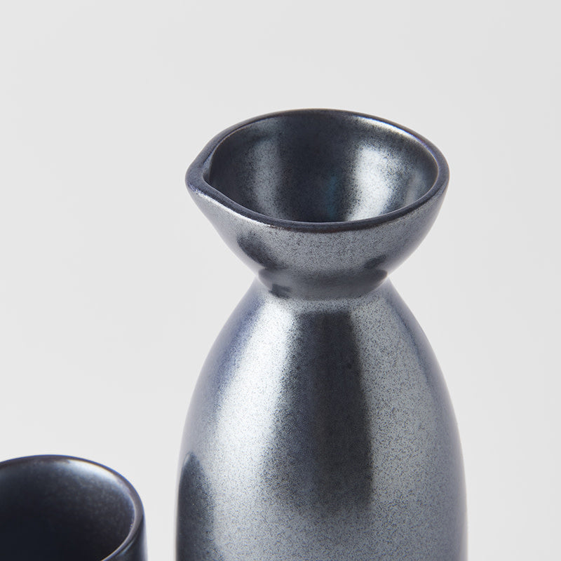 Sake Set - Metallic Grey