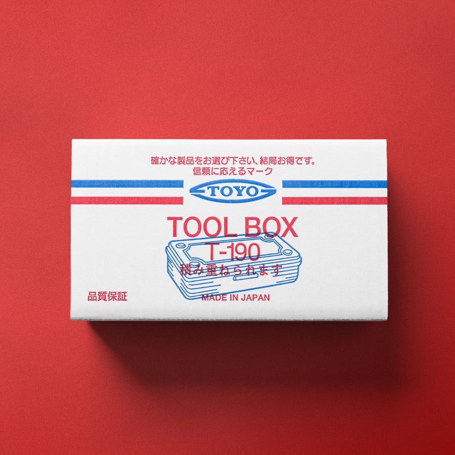 TOYO Trunk Shape Toolbox T-190 R (Red)