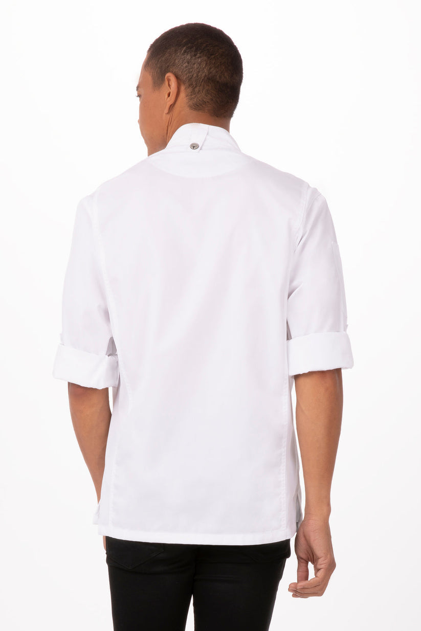 Unisex Hartford Chef Jacket - White