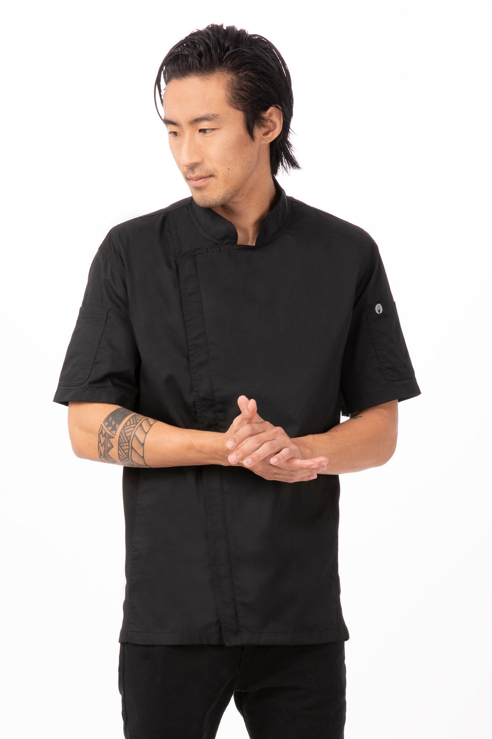 Men's Springfield Chef Jacket - Black