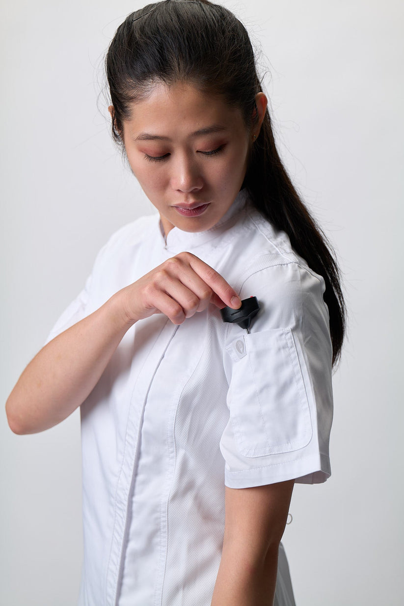 Women's Springfield Chef Jacket - White