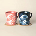 Mug Set - Hokusai Wave and Wind Pair