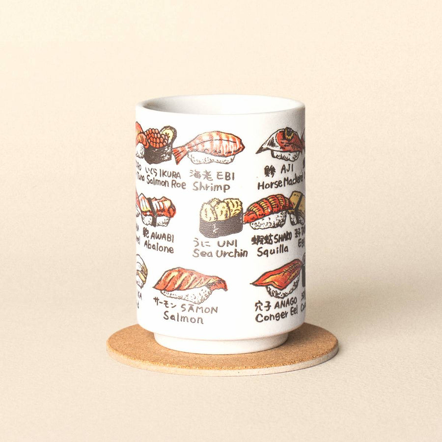 Mug - Sushi Piece 270ml - angled view