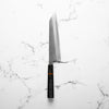 Yoshikane (Hatsukokoro) SKD Nashiji Kiritsuke 210mm - Carbon Fibre - blade detail
