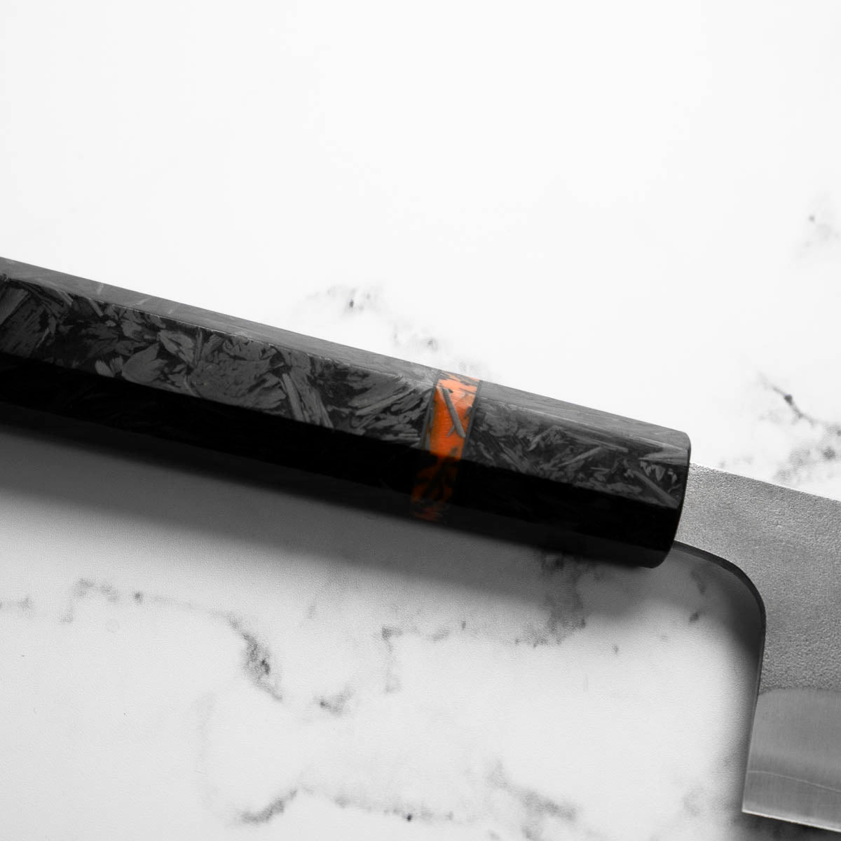 Yoshikane (Hatsukokoro) SKD Nashiji Kiritsuke 210mm - Carbon Fibre - view 5