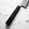 Yoshikane (Hatsukokoro) SKD Nashiji Kiritsuke 210mm - Carbon Fibre - view 6