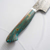 Nigara Hamono SG2 Raindrop Damascus Gyuto 240mm - Turquoise