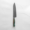 Nigara Hamono SG2 Raindrop Damascus Gyuto 240mm - Turquoise
