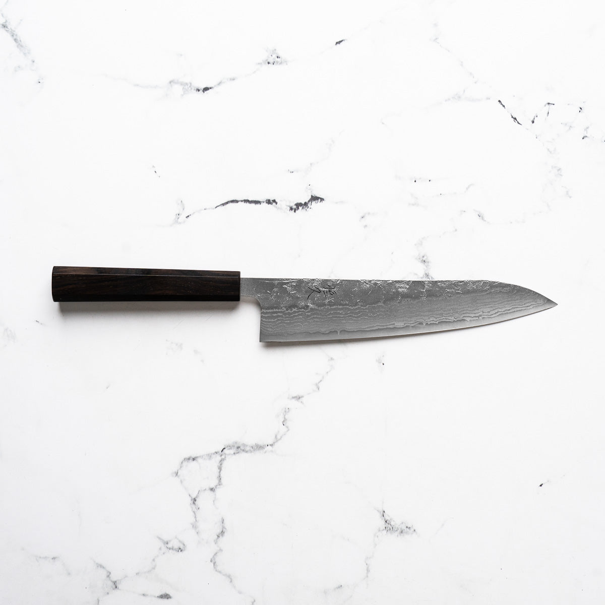 Tsunehisa Swedish Stainless Washiji Gyuto 210mm - Ebony