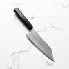 Nigara Hamono VG10 Tsuchime Damascus Bunka 165mm - Ebony