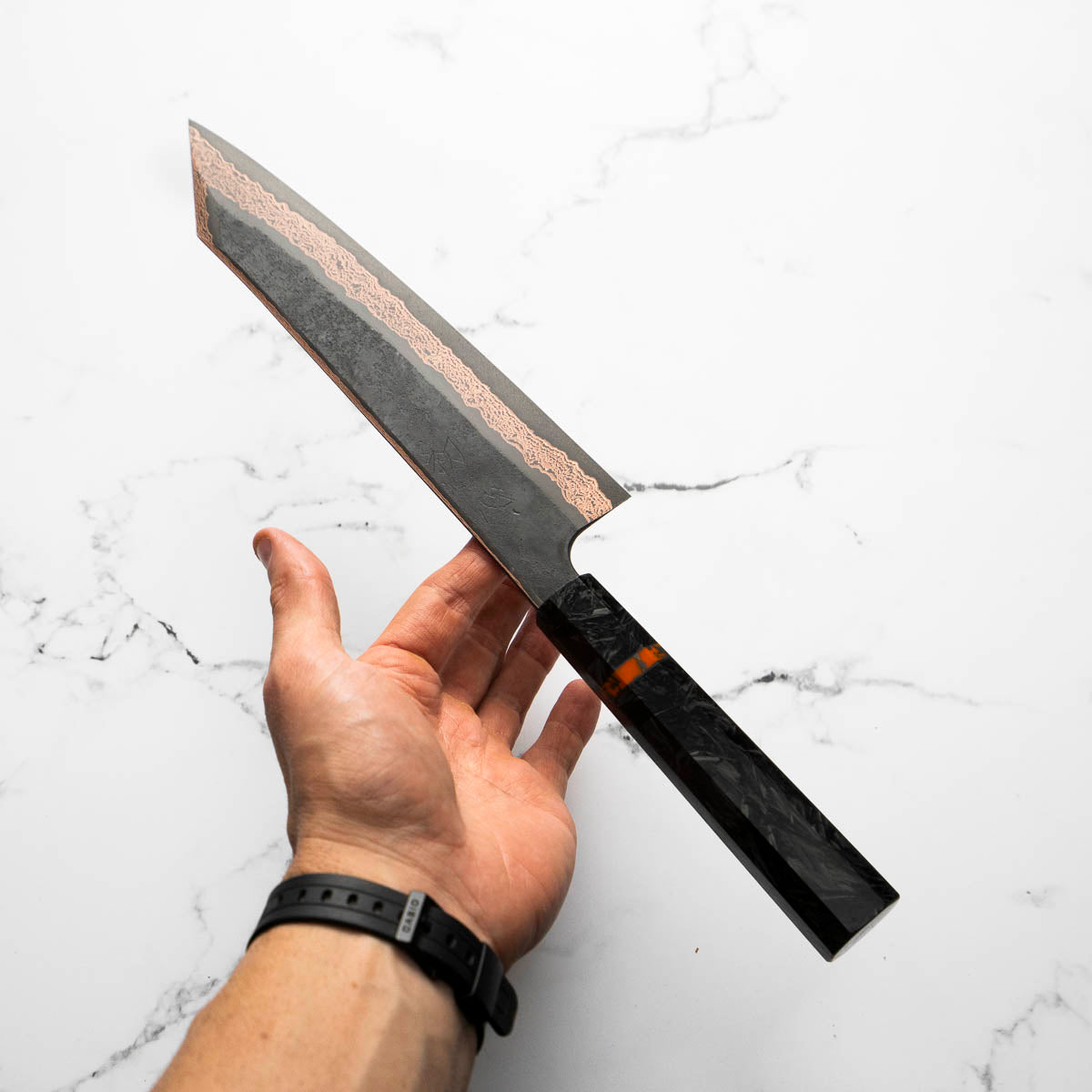 #YoRoKoBi⭐︎ Hatsukokoro Yorokobi SLD Kurouchi Damascus Kiritsuke 240mm