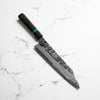 Hatsukokoro SLD Kurouchi Damascus Kiritsuke Gyuto 240 - Maple Turquoise