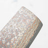 Takeshi Saji VG10-W Nashiji Rainbow Damascus Nakiri - Dark Carbon Fibre