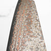 Takeshi Saji VG10-W Nashiji Rainbow Damascus Bunka 165mm - Dark Carbon Fibre