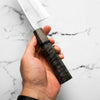 Yoshikane (Hatsukokoro) SKD Nashiji Bunka 165mm - Dark Maple - blade detail