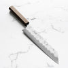 Tsunehisa Ginsan Nashiji Kiritsuke 210mm - Dark Oak
