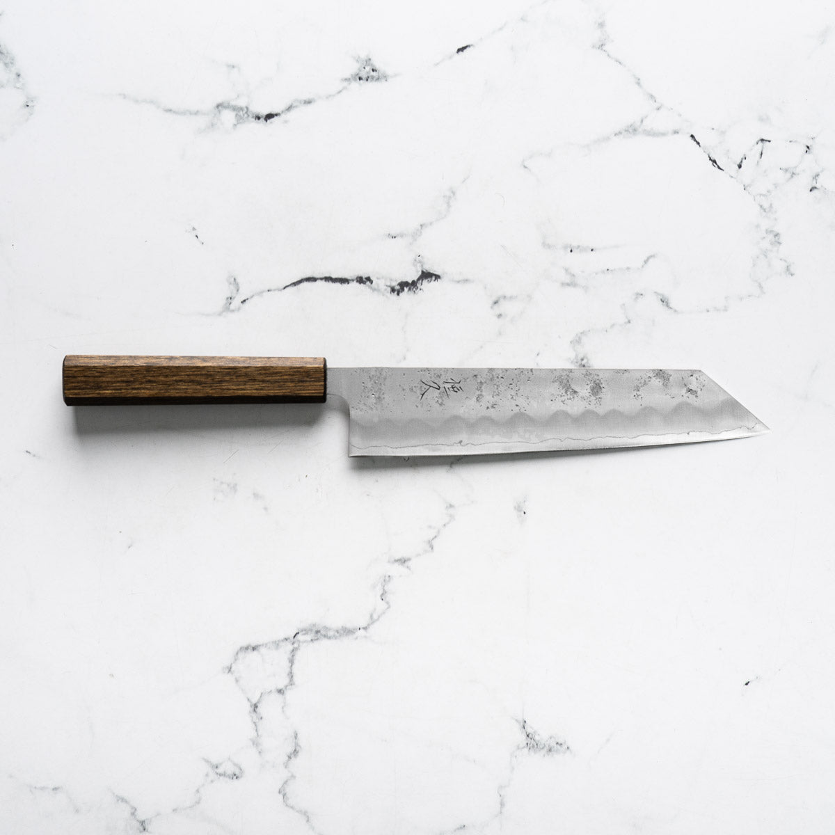 Tsunehisa Ginsan Nashiji Kiritsuke 210mm - Dark Oak