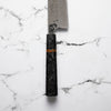 Tsunehisa 440C Damascus Tsuchime Kiritsuke 210mm - Carbon Fibre