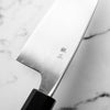 Hatsukokoro Shirasagi Ginsan Deba 180mm - handle detail