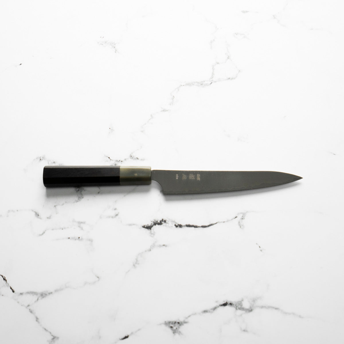 Hatsukokoro Hayabusa Blue Super Petty 150mm - Ebony & Blonde