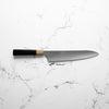 Hatsukokoro Hayabusa Blue Super Gyuto 240mm - Ebony & Blonde