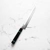 Sakai Kikumori "REN" Blue 1 Sakimaru Yanagiba 270mm - angled view