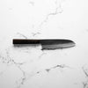 Hatsukokoro Blue 2 Kurouchi Santoku 165mm - Ebony - handle detail