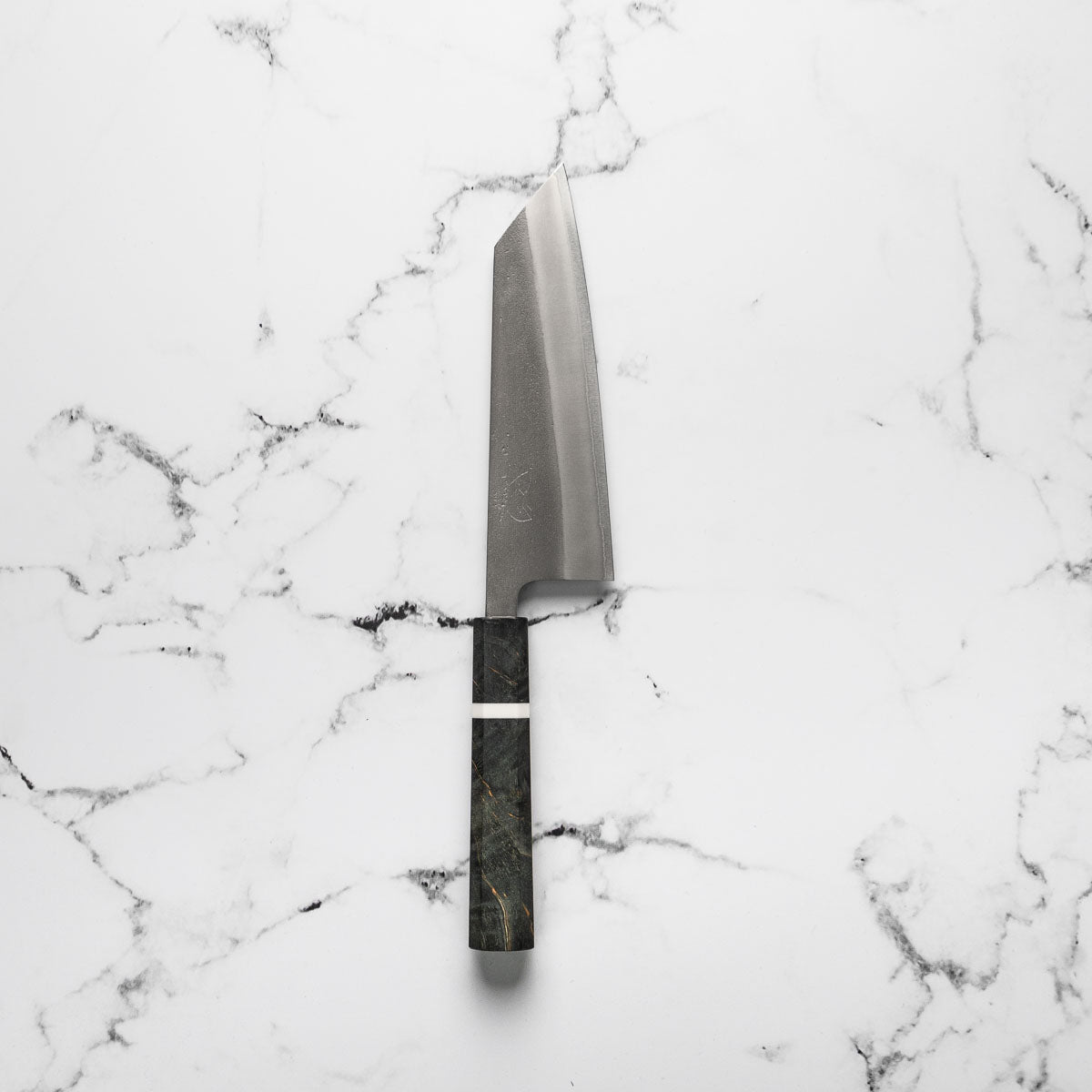 kanaページ Yoshikane White #2 Nakiri Knife with Stainless Cladding