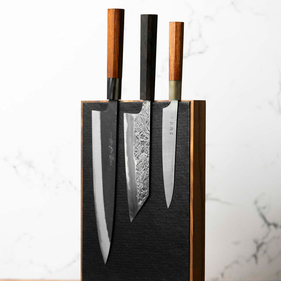 Habitat Double Sided Benchtop Holder - Walnut