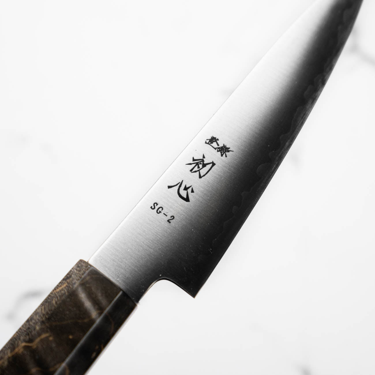 Hatsukokoro Hayabusa SG2 3 Layer Petty 120mm - Dark Maple – Chefs