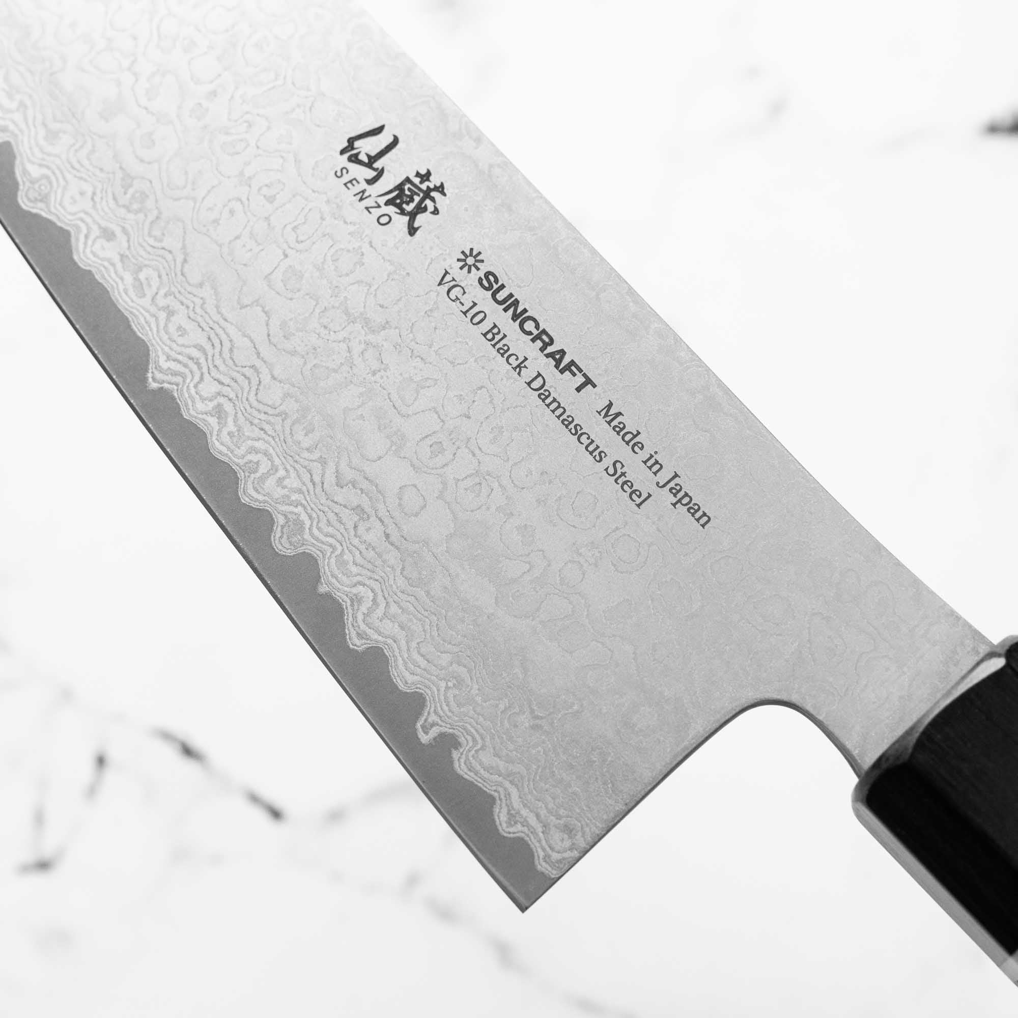 Senzo Black VG10 Damascus Gyuto 200mm – Chef's Edge